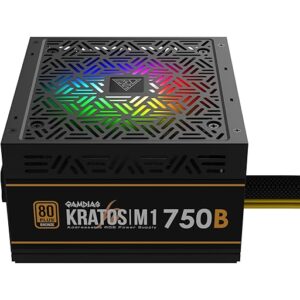 GAMDIAS ALIMENTATORE KRATOS 750W RGB 80+ BRONZE